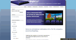 Desktop Screenshot of brightsign.es